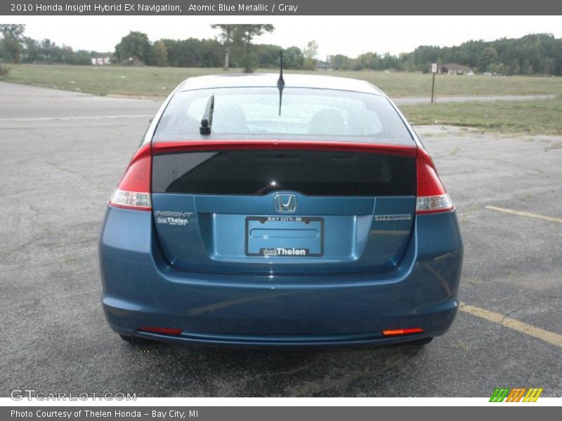 Atomic Blue Metallic / Gray 2010 Honda Insight Hybrid EX Navigation