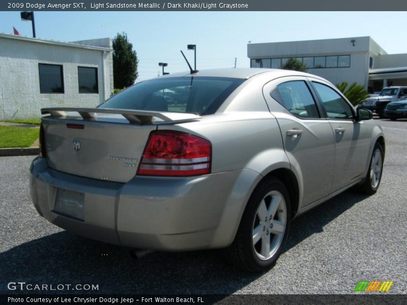 Light Sandstone Metallic / Dark Khaki/Light Graystone 2009 Dodge Avenger SXT