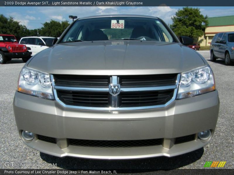 Light Sandstone Metallic / Dark Khaki/Light Graystone 2009 Dodge Avenger SXT