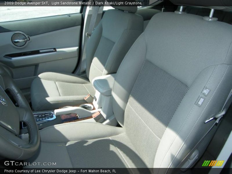 Light Sandstone Metallic / Dark Khaki/Light Graystone 2009 Dodge Avenger SXT