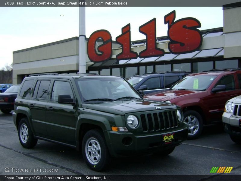 Jeep Green Metallic / Light Pebble Beige 2009 Jeep Patriot Sport 4x4