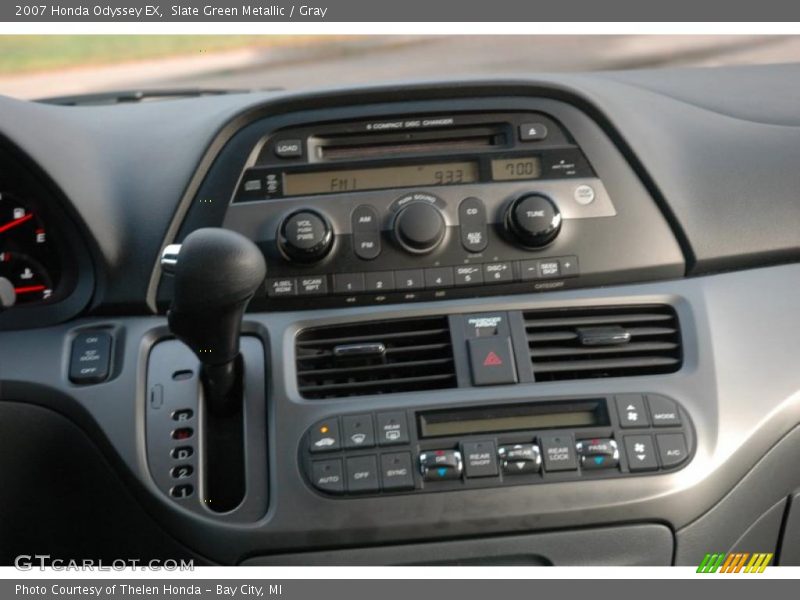Slate Green Metallic / Gray 2007 Honda Odyssey EX