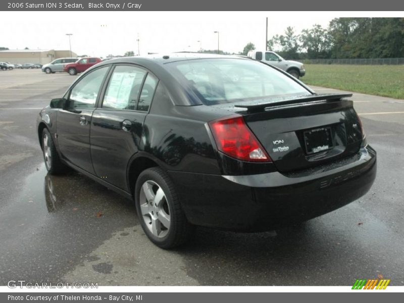 Black Onyx / Gray 2006 Saturn ION 3 Sedan