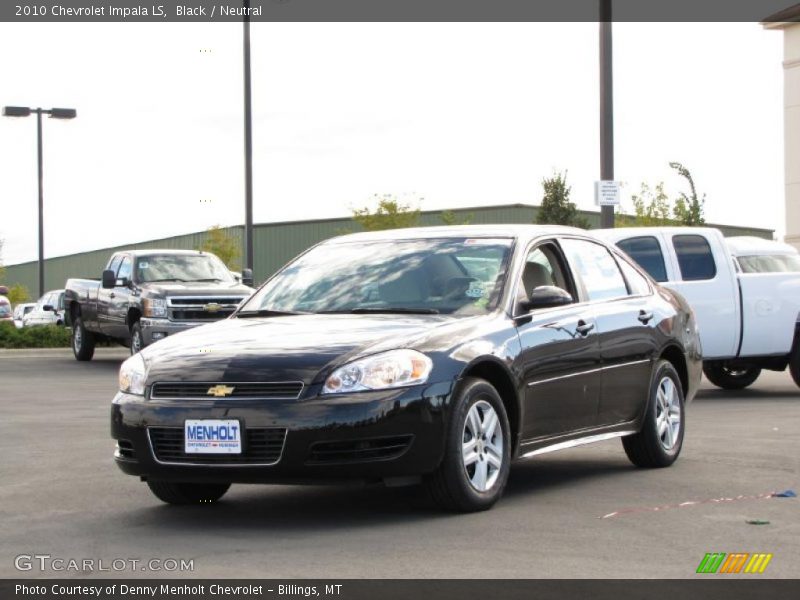 Black / Neutral 2010 Chevrolet Impala LS