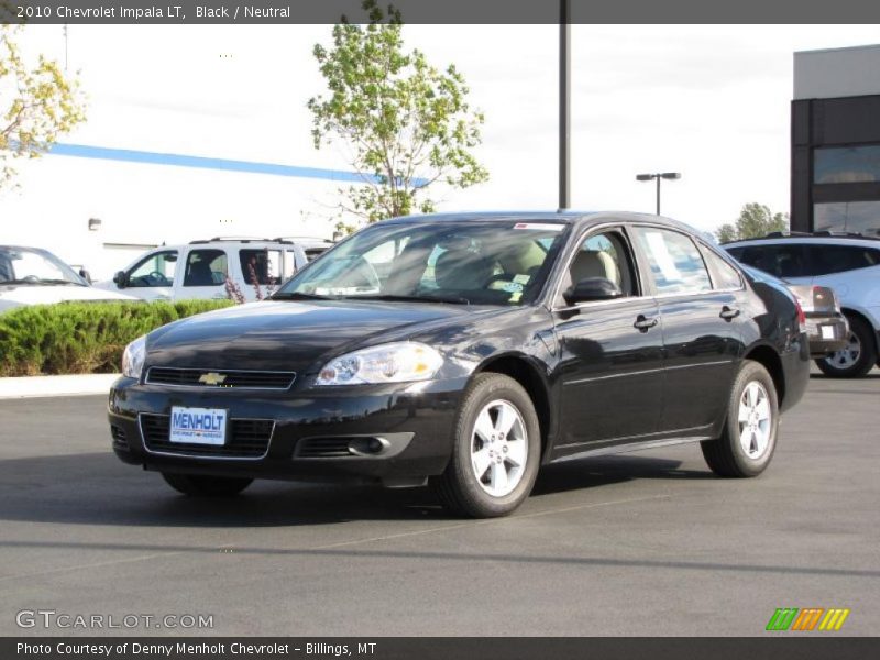 Black / Neutral 2010 Chevrolet Impala LT