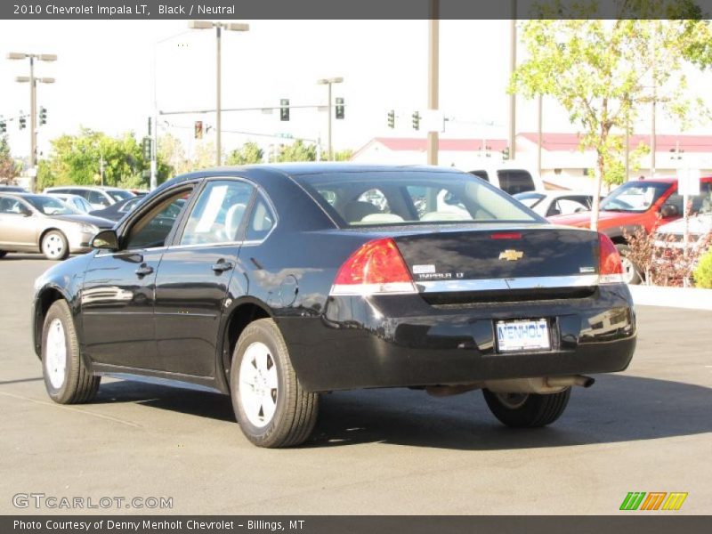 Black / Neutral 2010 Chevrolet Impala LT