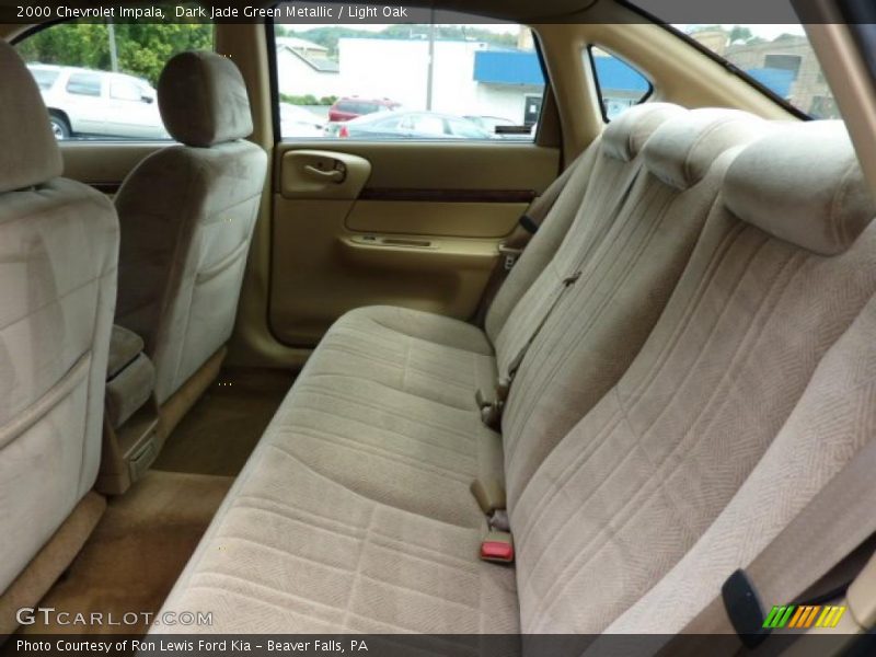 Dark Jade Green Metallic / Light Oak 2000 Chevrolet Impala