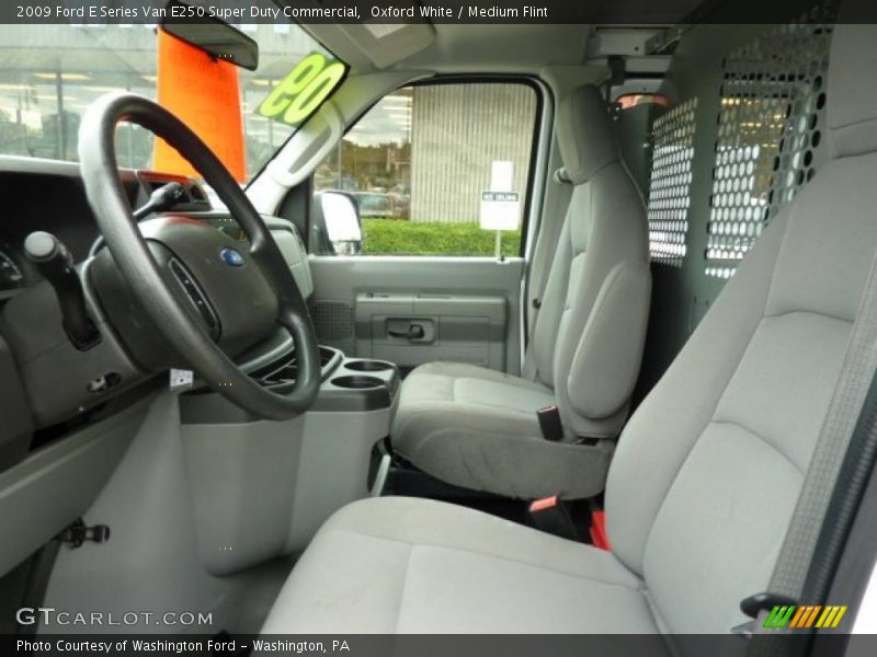 Oxford White / Medium Flint 2009 Ford E Series Van E250 Super Duty Commercial