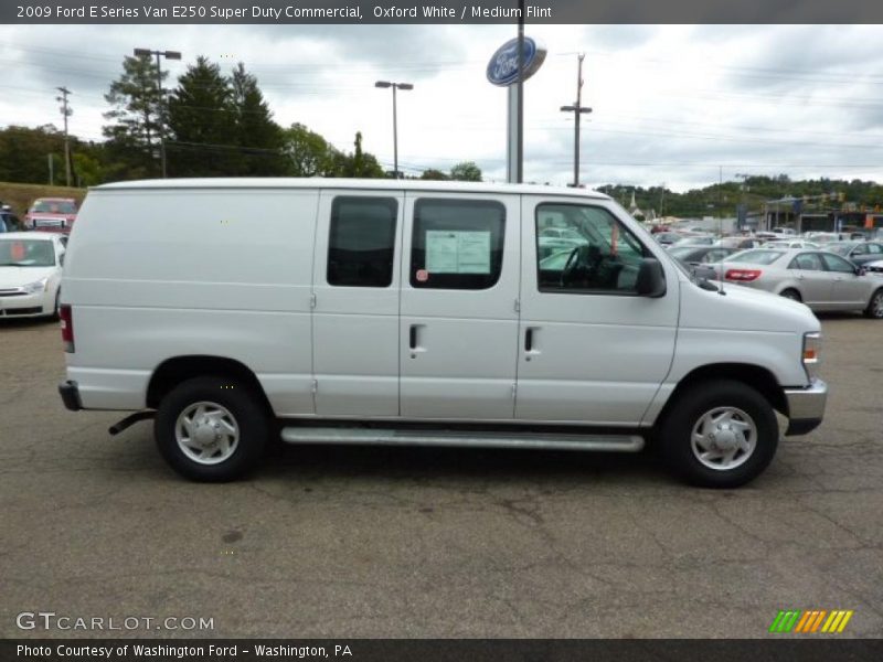 Oxford White / Medium Flint 2009 Ford E Series Van E250 Super Duty Commercial