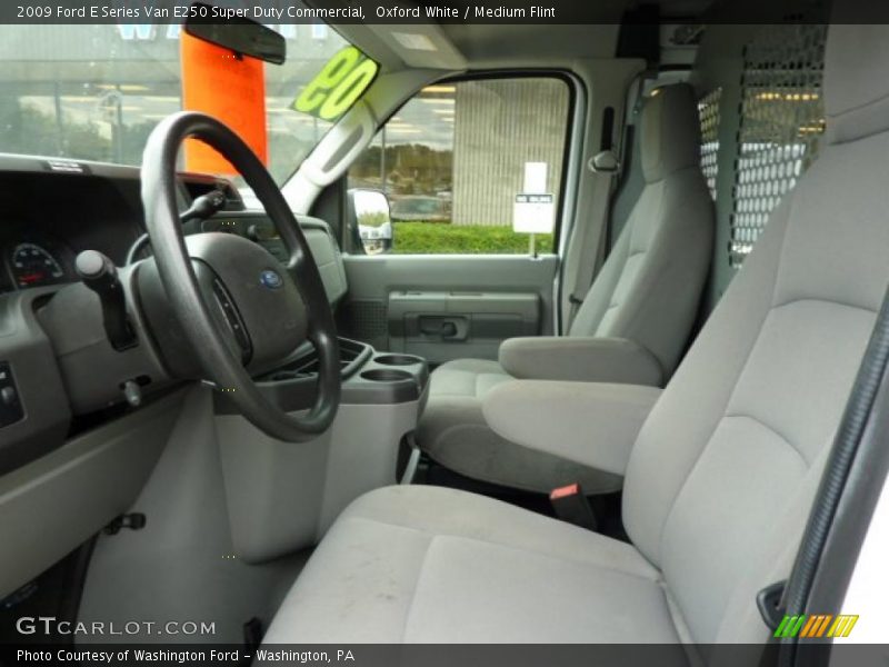 Oxford White / Medium Flint 2009 Ford E Series Van E250 Super Duty Commercial
