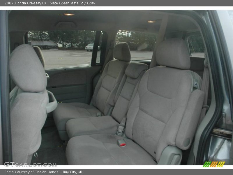 Slate Green Metallic / Gray 2007 Honda Odyssey EX