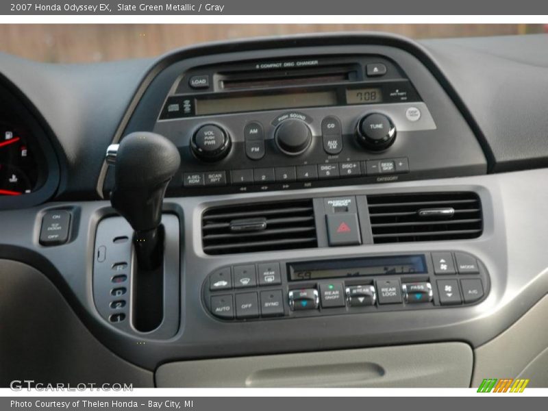 Slate Green Metallic / Gray 2007 Honda Odyssey EX