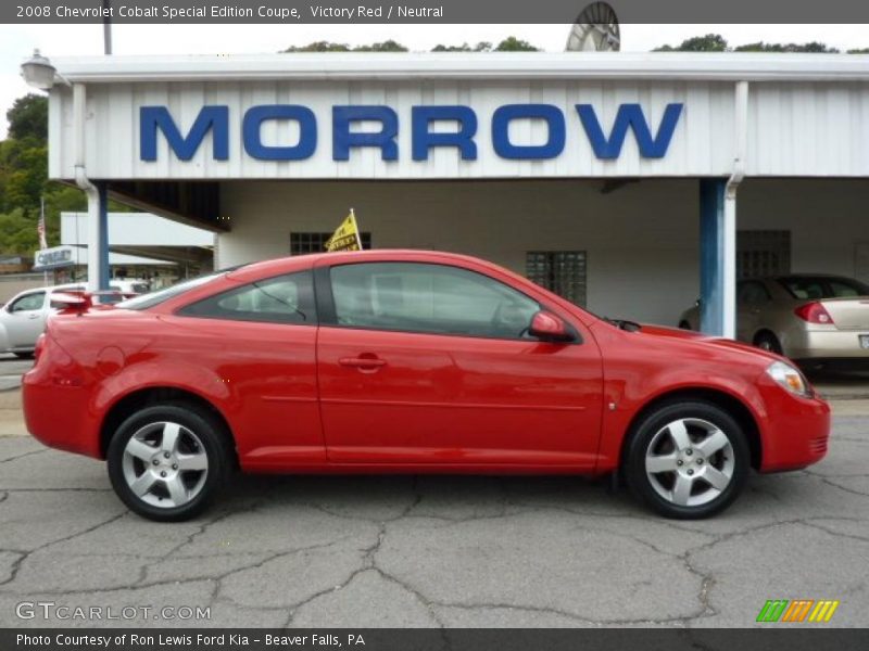 Victory Red / Neutral 2008 Chevrolet Cobalt Special Edition Coupe