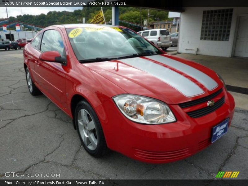 Victory Red / Neutral 2008 Chevrolet Cobalt Special Edition Coupe