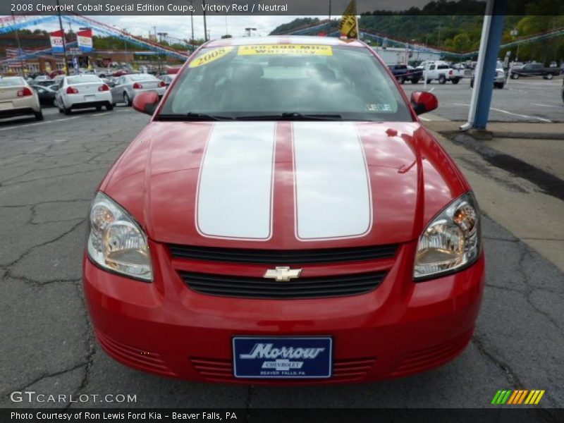 Victory Red / Neutral 2008 Chevrolet Cobalt Special Edition Coupe
