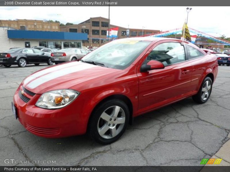 Victory Red / Neutral 2008 Chevrolet Cobalt Special Edition Coupe