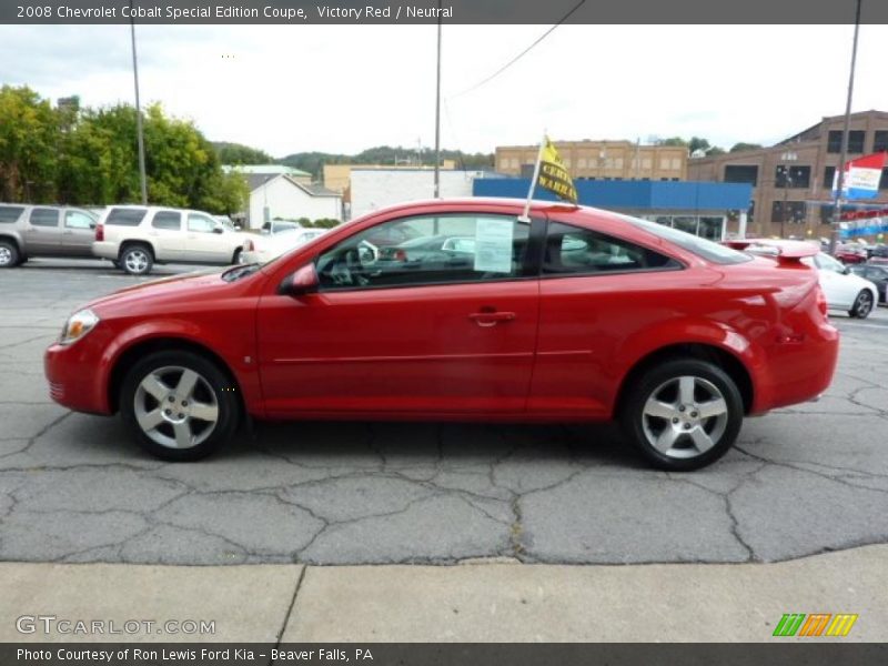 Victory Red / Neutral 2008 Chevrolet Cobalt Special Edition Coupe