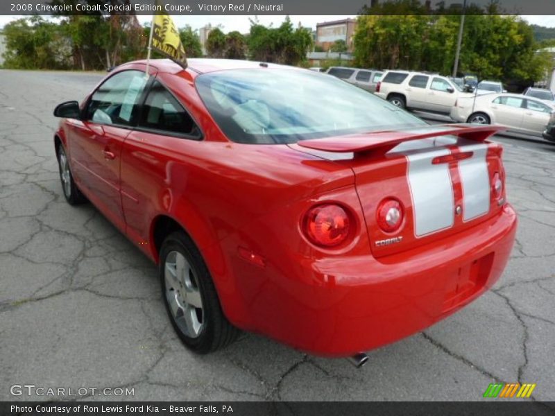 Victory Red / Neutral 2008 Chevrolet Cobalt Special Edition Coupe