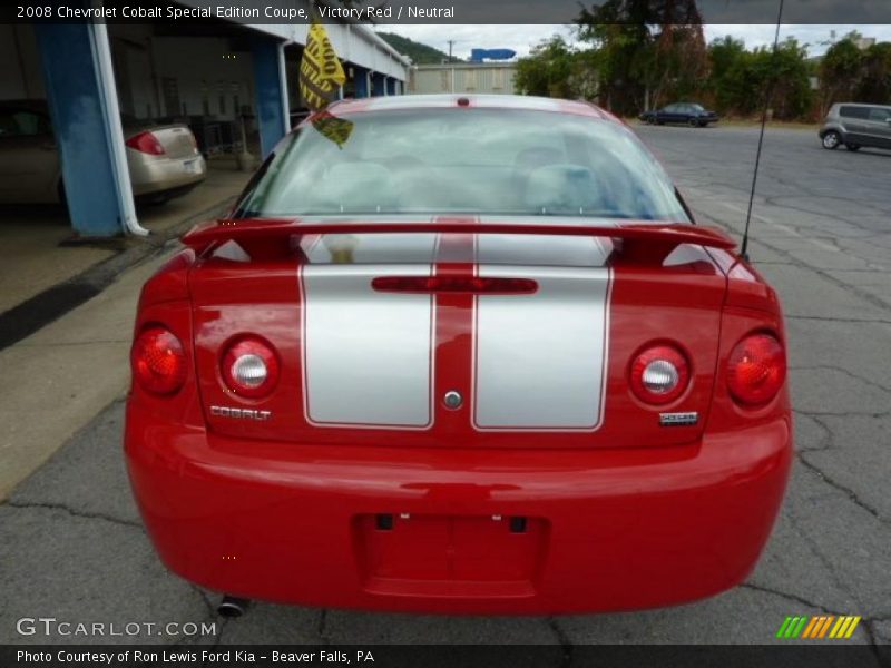 Victory Red / Neutral 2008 Chevrolet Cobalt Special Edition Coupe