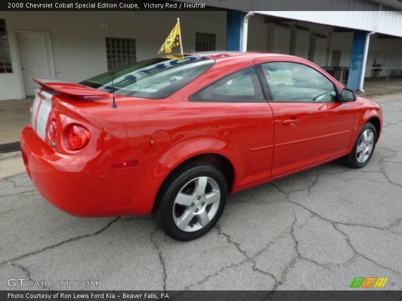 Victory Red / Neutral 2008 Chevrolet Cobalt Special Edition Coupe