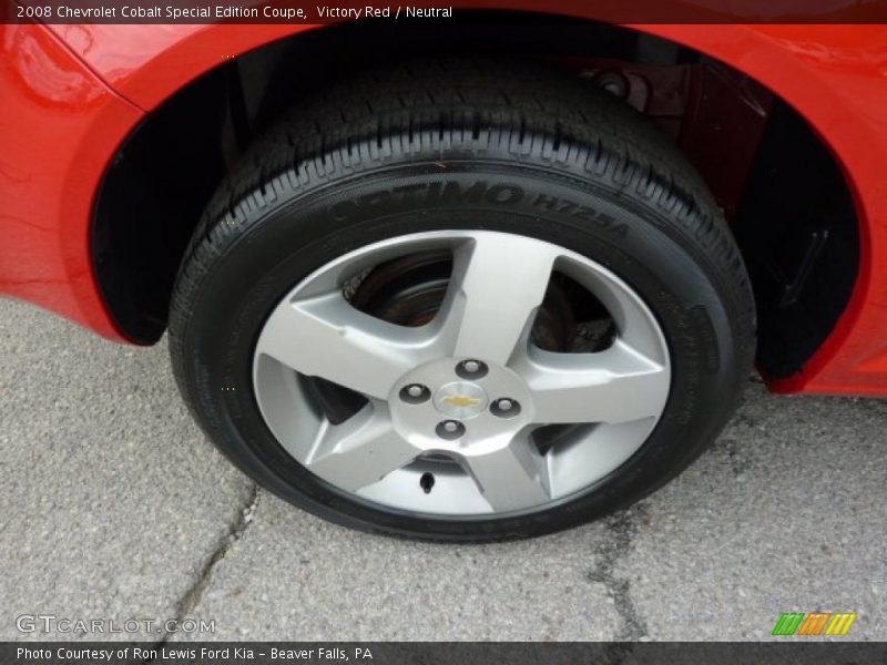 Victory Red / Neutral 2008 Chevrolet Cobalt Special Edition Coupe