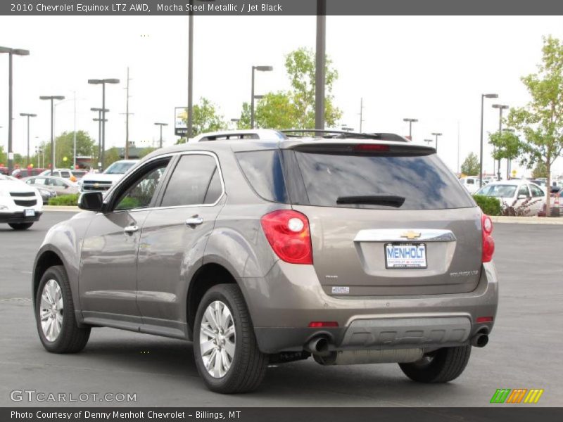 Mocha Steel Metallic / Jet Black 2010 Chevrolet Equinox LTZ AWD