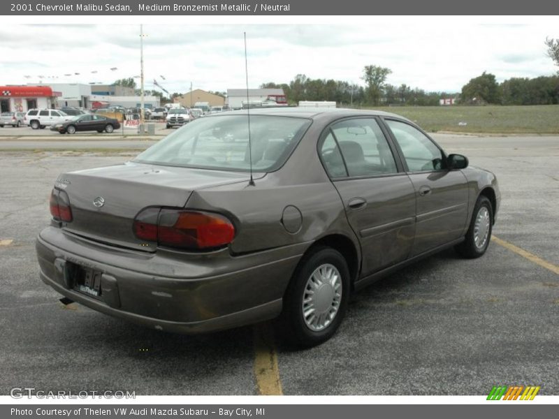 Medium Bronzemist Metallic / Neutral 2001 Chevrolet Malibu Sedan