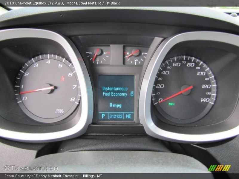 Mocha Steel Metallic / Jet Black 2010 Chevrolet Equinox LTZ AWD