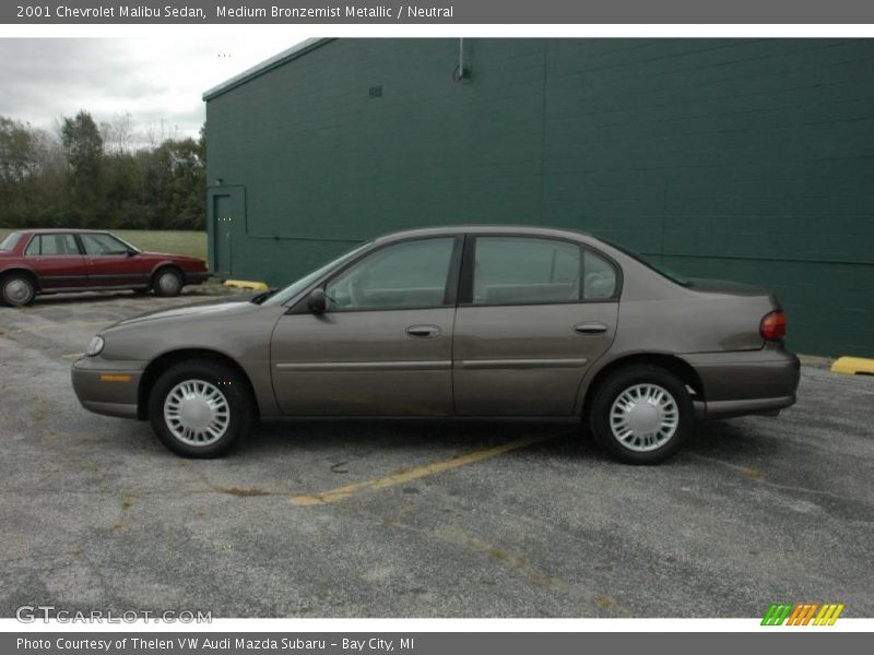 Medium Bronzemist Metallic / Neutral 2001 Chevrolet Malibu Sedan