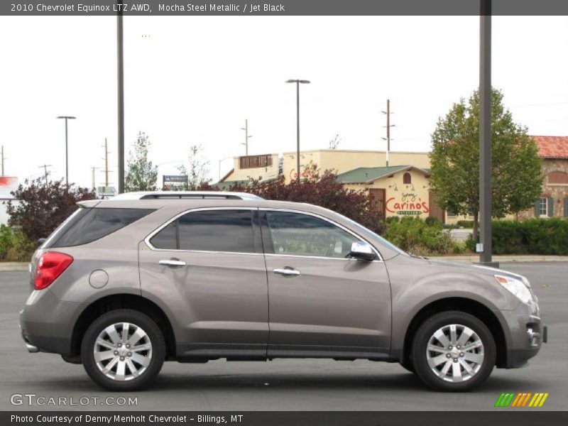 Mocha Steel Metallic / Jet Black 2010 Chevrolet Equinox LTZ AWD
