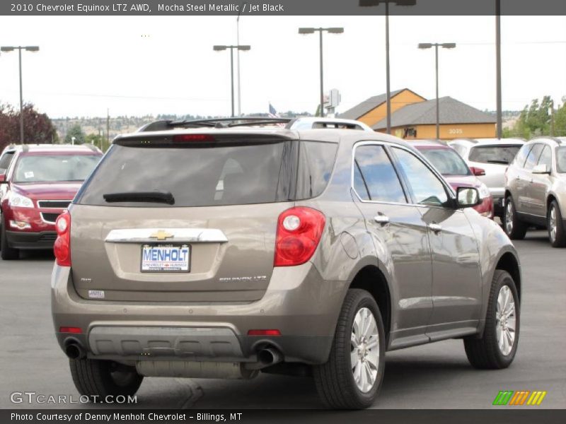 Mocha Steel Metallic / Jet Black 2010 Chevrolet Equinox LTZ AWD