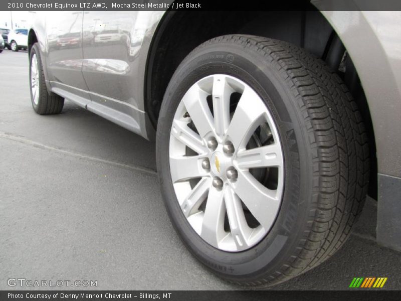 Mocha Steel Metallic / Jet Black 2010 Chevrolet Equinox LTZ AWD