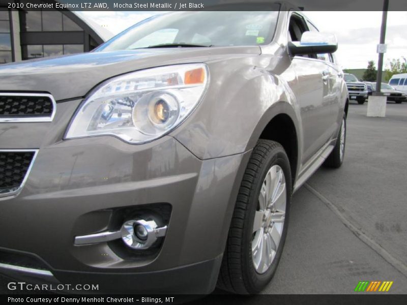 Mocha Steel Metallic / Jet Black 2010 Chevrolet Equinox LTZ AWD