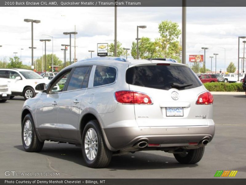 Quicksilver Metallic / Titanium/Dark Titanium 2010 Buick Enclave CXL AWD