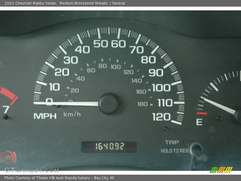 Medium Bronzemist Metallic / Neutral 2001 Chevrolet Malibu Sedan