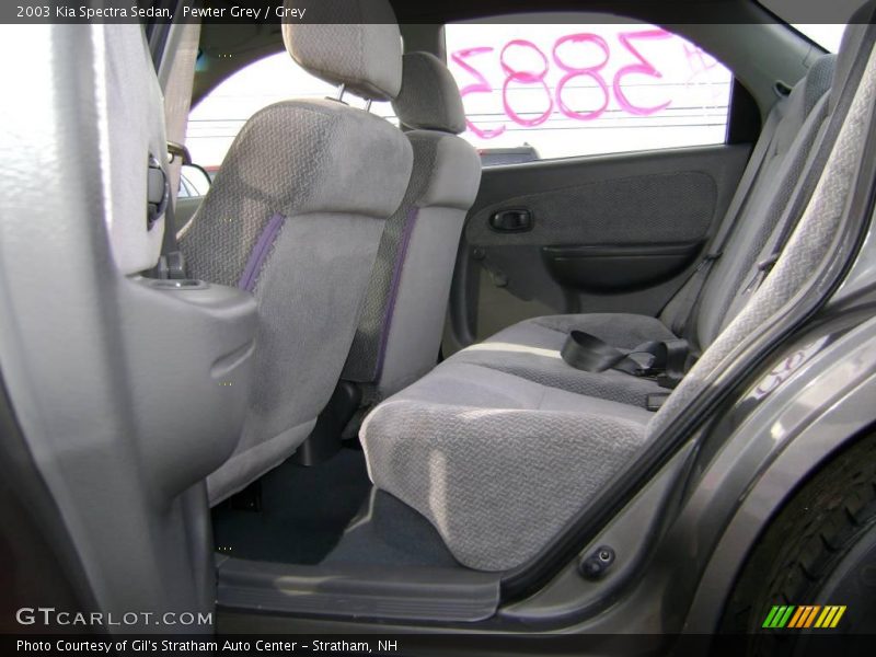 Pewter Grey / Grey 2003 Kia Spectra Sedan