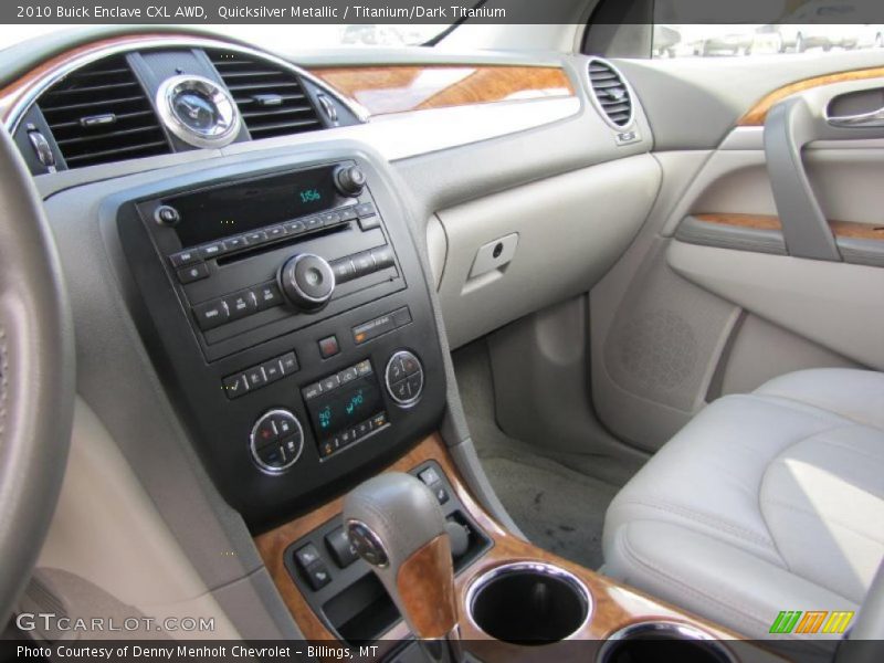 Quicksilver Metallic / Titanium/Dark Titanium 2010 Buick Enclave CXL AWD