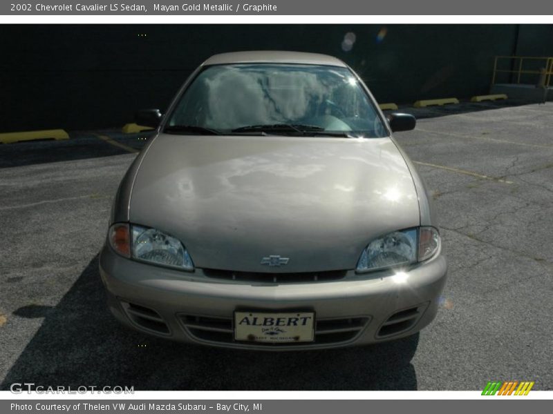 Mayan Gold Metallic / Graphite 2002 Chevrolet Cavalier LS Sedan