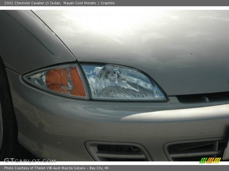 Mayan Gold Metallic / Graphite 2002 Chevrolet Cavalier LS Sedan