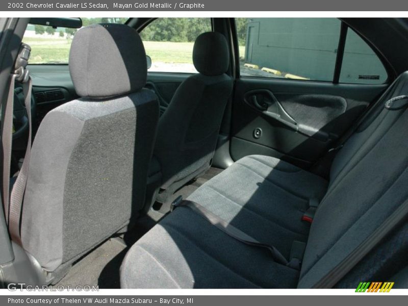 Mayan Gold Metallic / Graphite 2002 Chevrolet Cavalier LS Sedan