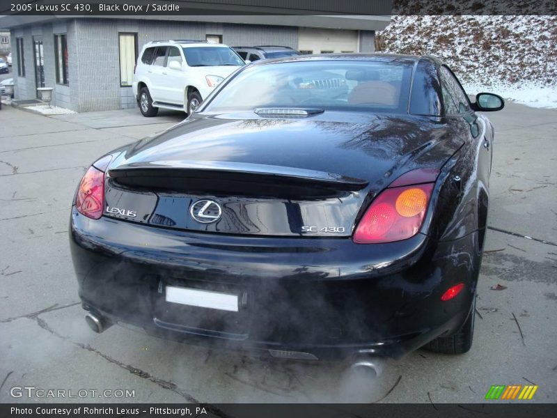 Black Onyx / Saddle 2005 Lexus SC 430