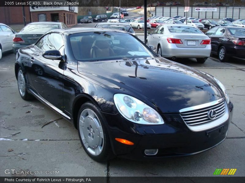 Black Onyx / Saddle 2005 Lexus SC 430