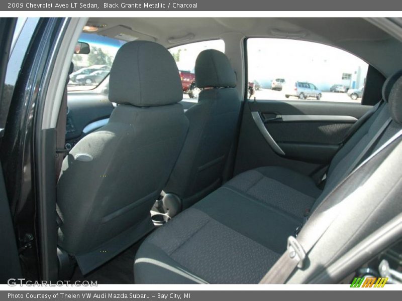 Black Granite Metallic / Charcoal 2009 Chevrolet Aveo LT Sedan