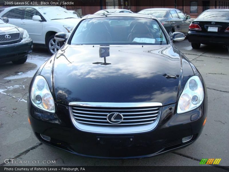Black Onyx / Saddle 2005 Lexus SC 430