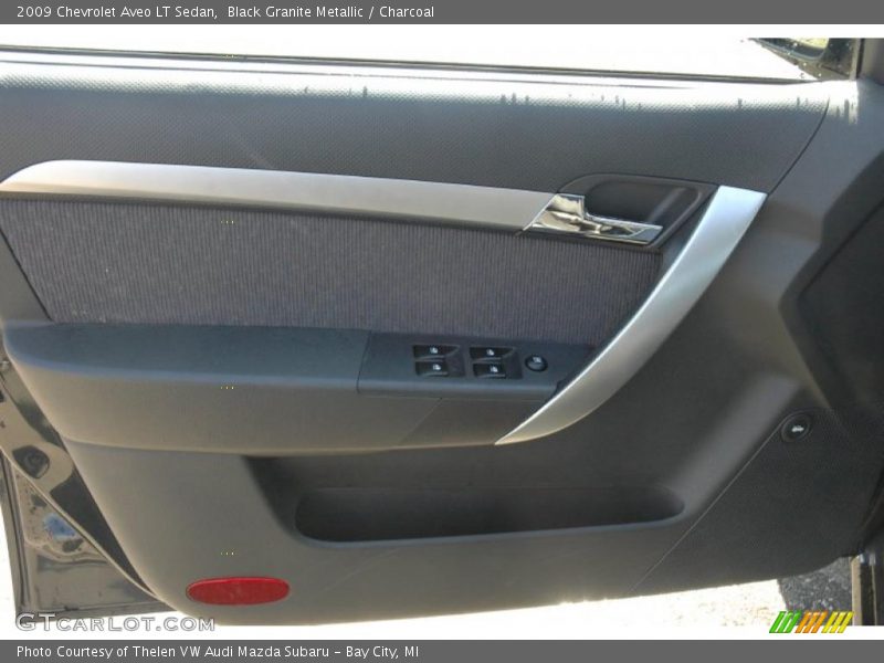 Black Granite Metallic / Charcoal 2009 Chevrolet Aveo LT Sedan