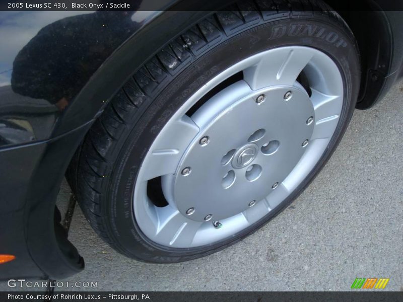 Black Onyx / Saddle 2005 Lexus SC 430