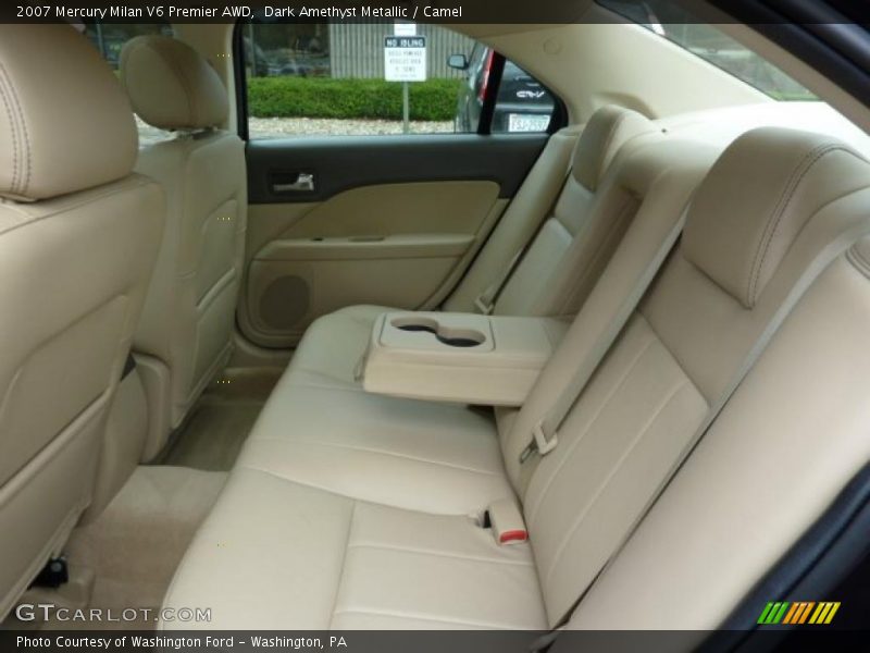 Dark Amethyst Metallic / Camel 2007 Mercury Milan V6 Premier AWD