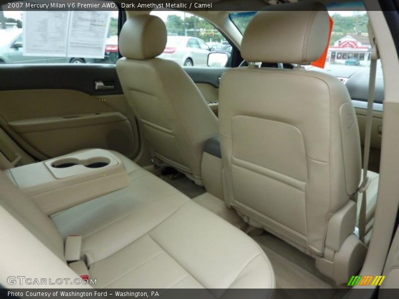 Dark Amethyst Metallic / Camel 2007 Mercury Milan V6 Premier AWD