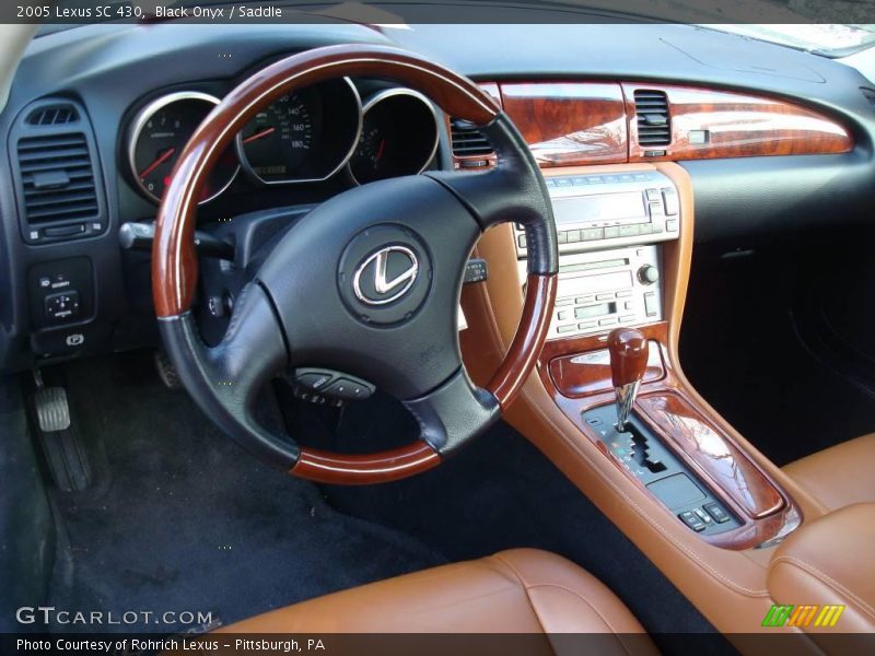 Black Onyx / Saddle 2005 Lexus SC 430