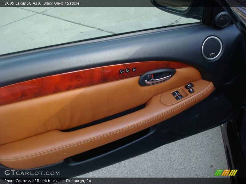 Black Onyx / Saddle 2005 Lexus SC 430
